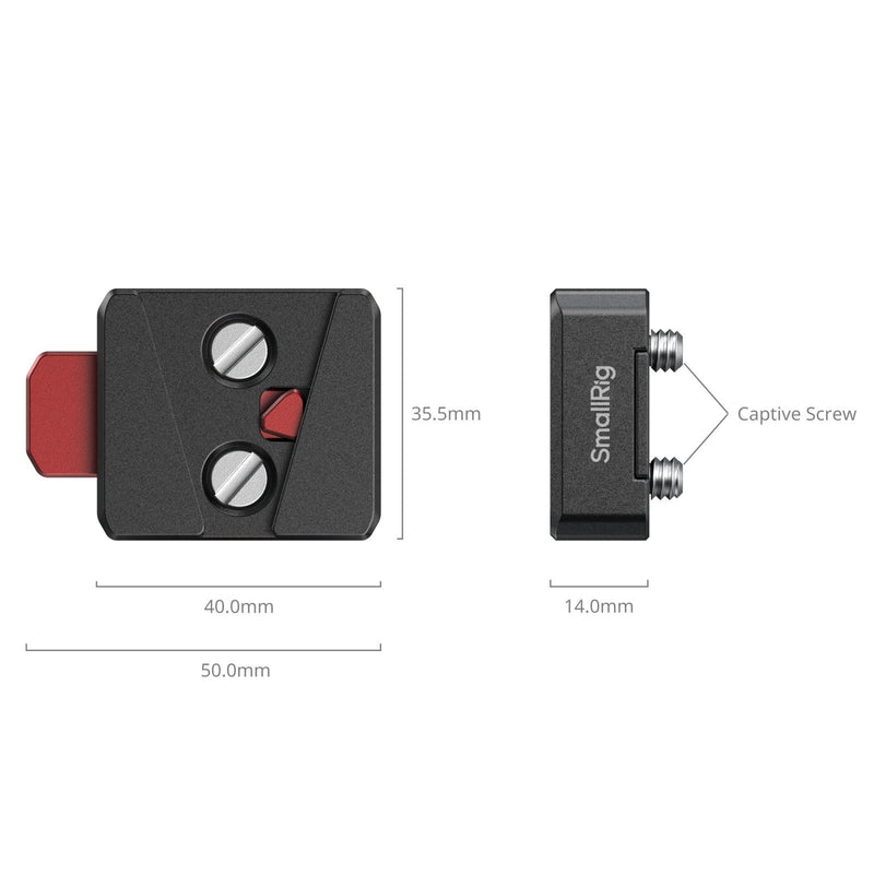 SmallRig 6021 Quick Release V-Lock Mount สำหรับงานวิดีโอมืออาชีพ