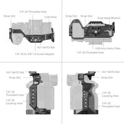 SmallRig 6024 HawkLock Quick Release Cage สำหรับงานวิดีโอมืออาชีพ