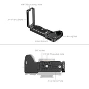 SmallRig 6034 L-Shaped Mount Plate with AirTag Slot for Sony Alpha 7 V / 7R V / 7 IV