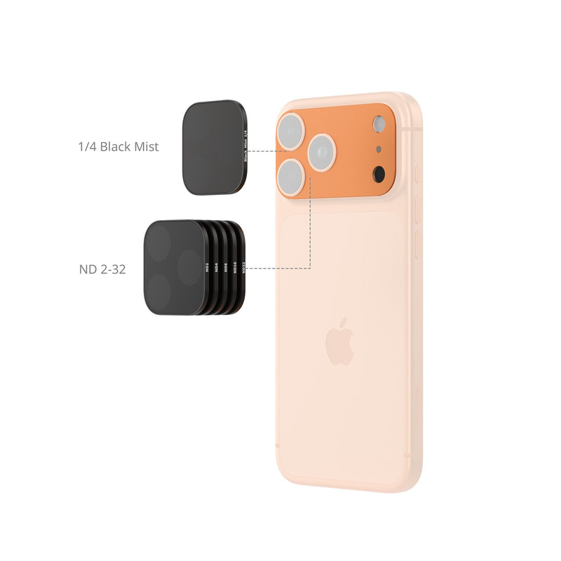SmallRig iPhone 17 Pro filter kit with magnetic base