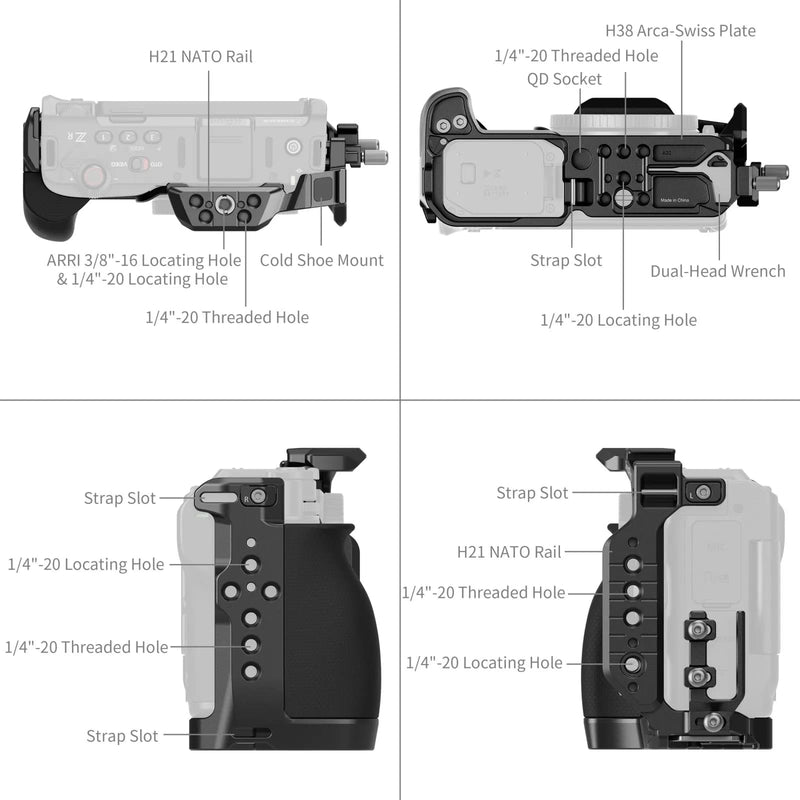 SmallRig 6113 HawkLock Quick Release Cage วัสดุแข็งแรงทนทาน