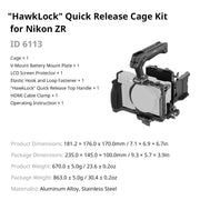 SmallRig 6113 HawkLock Quick Release Cage Kit for Nikon ZR