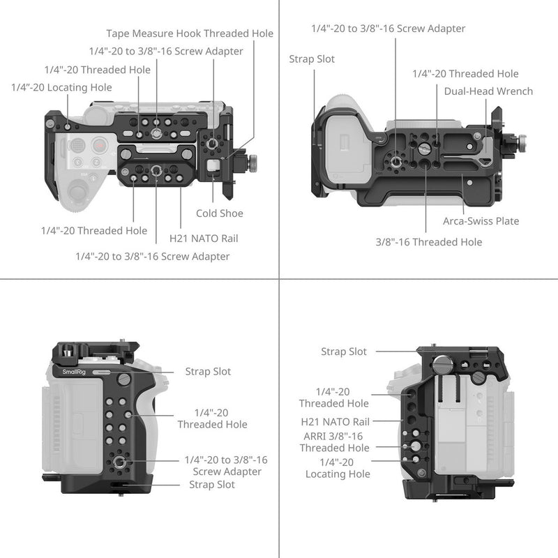 เคจกล้อง SmallRig 6774 HawkLock Advanced Cage สำหรับ Sony FX5 – ภาพที่ 2