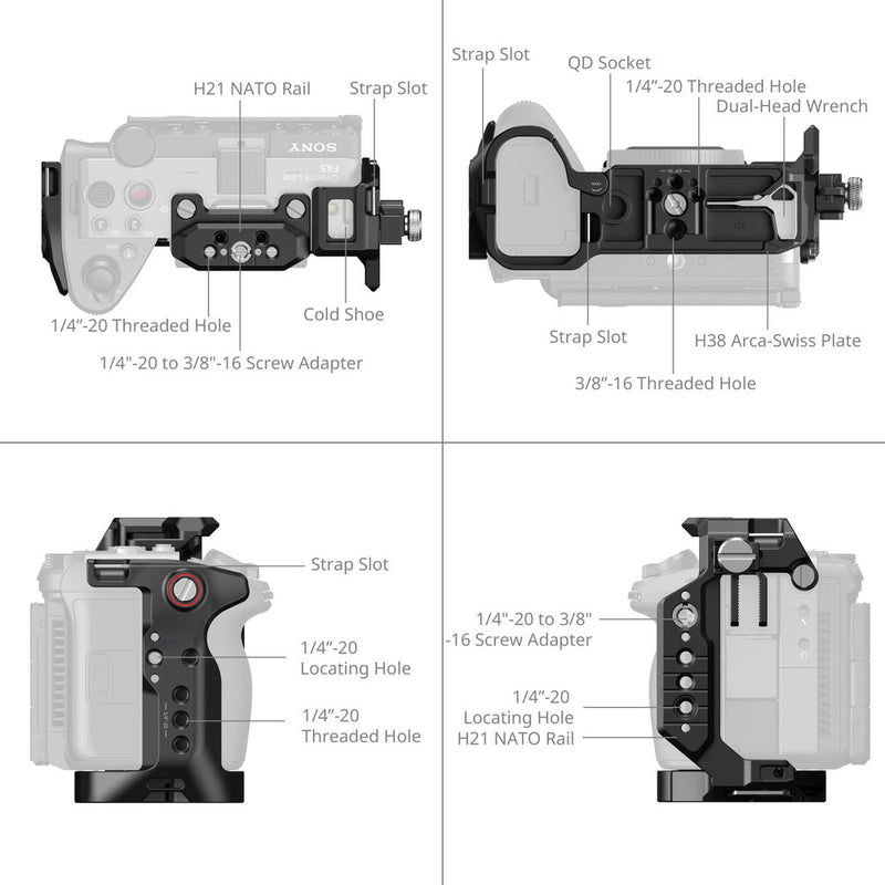 SmallRig 6776 HawkLock Cage for Sony FX5 – image 4