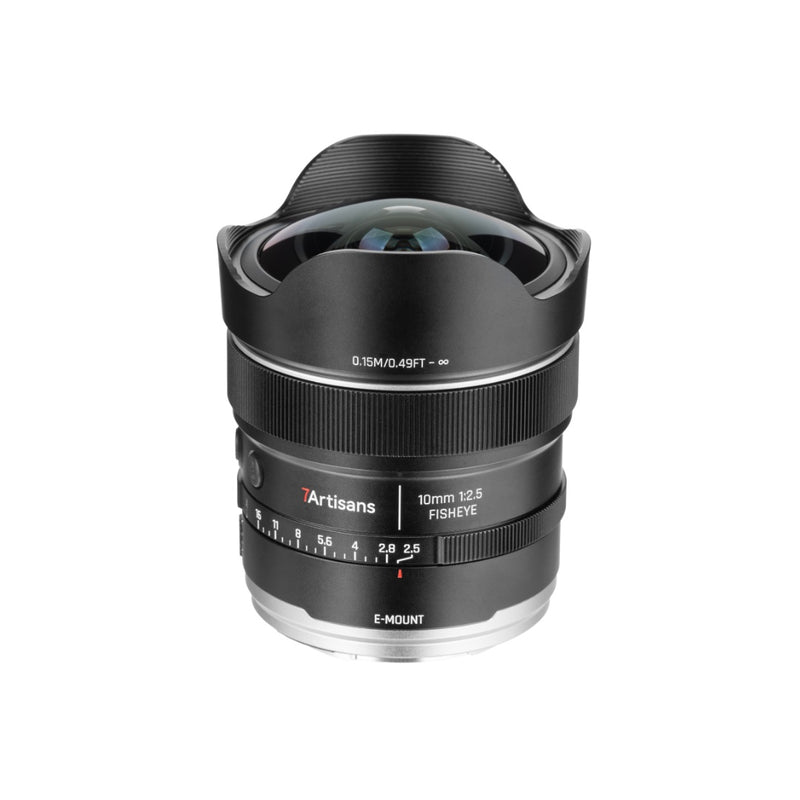 เลนส์ Fisheye 10mm F2.5 Sony E Mount มุมรับภาพ 185 องศา