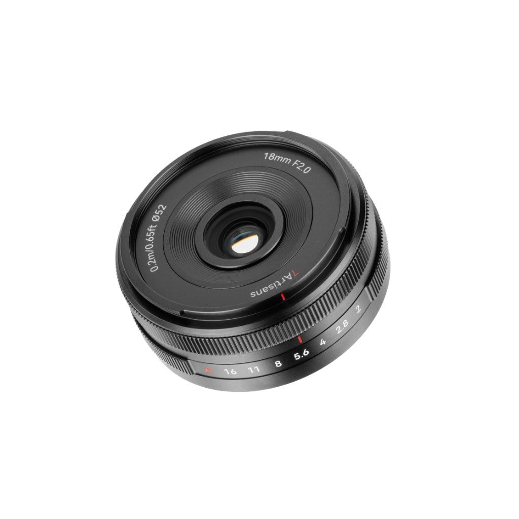 เลนส์ออโต้โฟกัส Pancake 7Artisans AF 18mm F2 APS-C มุมกว้าง 77°