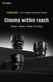 Bundle DREAM Cine Canon RF ฟิลเตอร์ 82mm เท่ากันทุกตัว