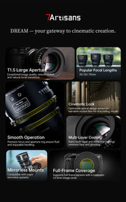 ชุดเลนส์ Cine Nikon Z DREAM 35 50 75mm พร้อม Hard Case