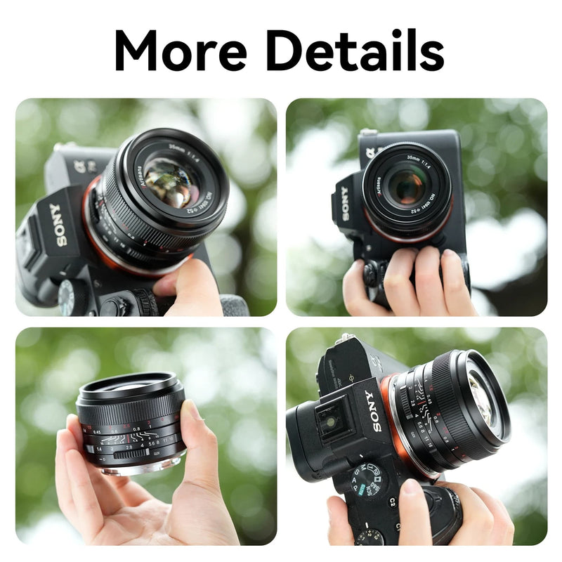 เลนส์ 35mm F1.4 Nikon Z ใบเบลด 10 ใบ ฟิลเตอร์ 52mm