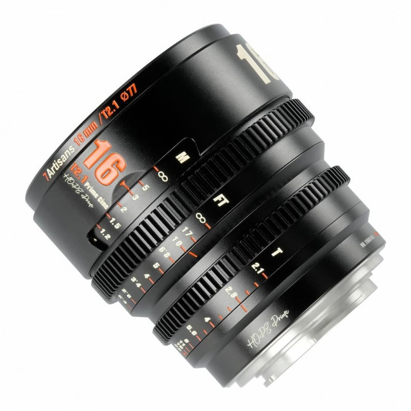 เลนส์ Cine 16mm Fuji X Mount 0.8 MOD Gear
