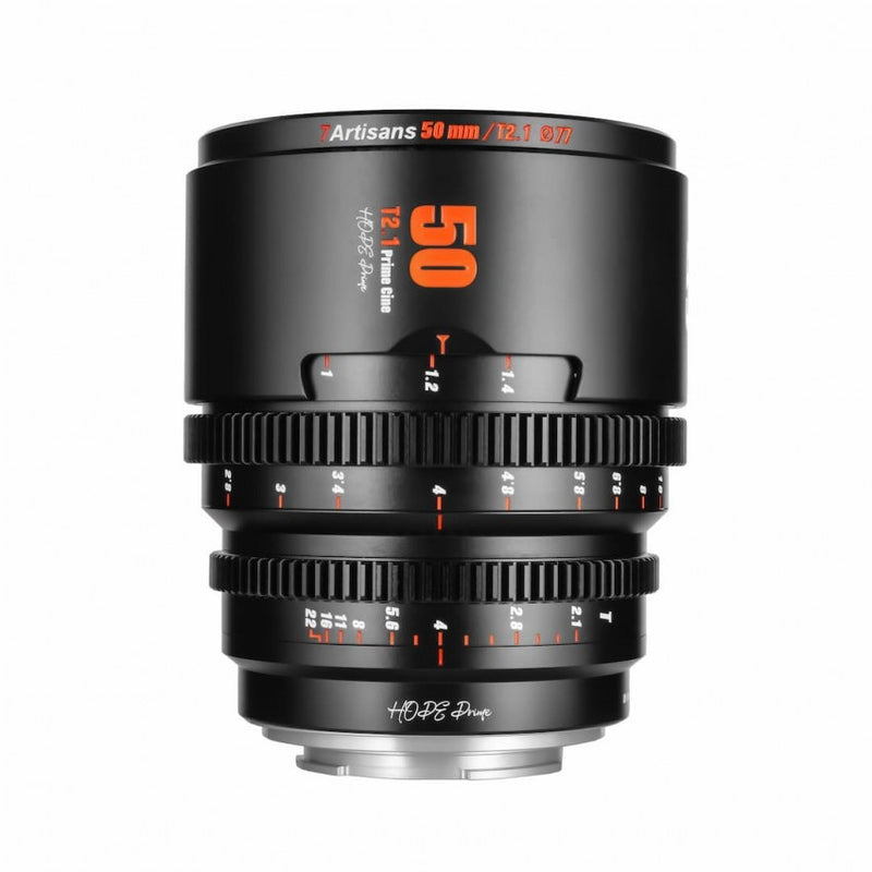 7Artisans Hope Cine 50mm T2.1 Manual Cine APS-C Lens