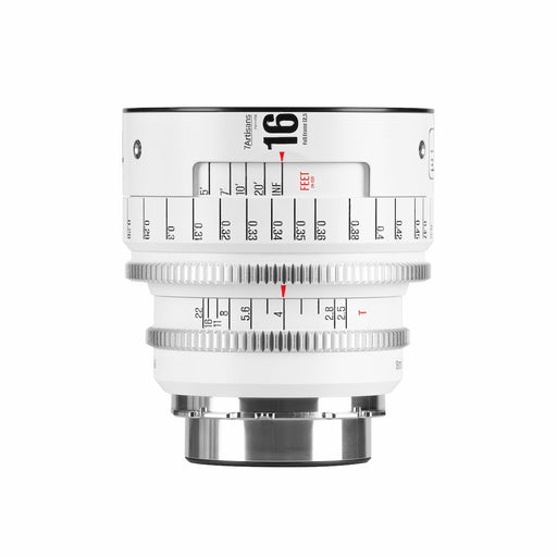 7Artisans INFINITE Cine 16mm T2.5 PL Mount สีขาว เลนส์ภาพยนตร์มุมกว้าง