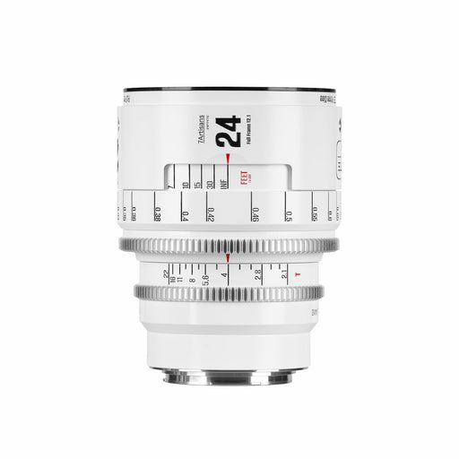 7Artisans INFINITE Cine 24mm T2.1 EF Mount สีขาว เลนส์ภาพยนตร์มุมกว้าง