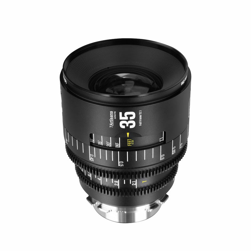 เลนส์ Cine 35mm T2.1 บอดี้โลหะ ฟิลเตอร์ 82mm โฟกัสใกล้ 0.38 เมตร