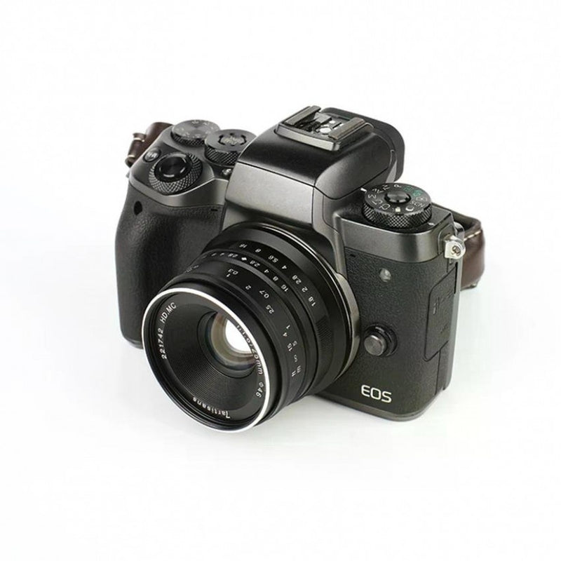 เลนส์ MFT 25mm F1.8 12 ใบเบลด Bokeh