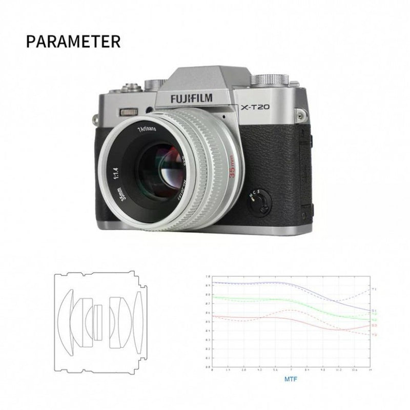เลนส์ Fuji X 35mm F1.4 De-clicked วิดีโอ