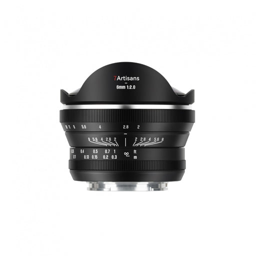 7Artisans MF 6mm F2 Fisheye APS-C เลนส์มุม 220 องศา