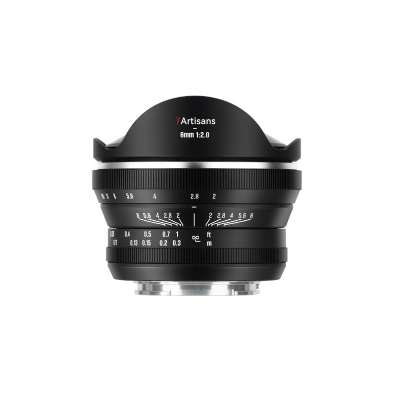 7Artisans MF 6mm F2 Fisheye APS-C 220°