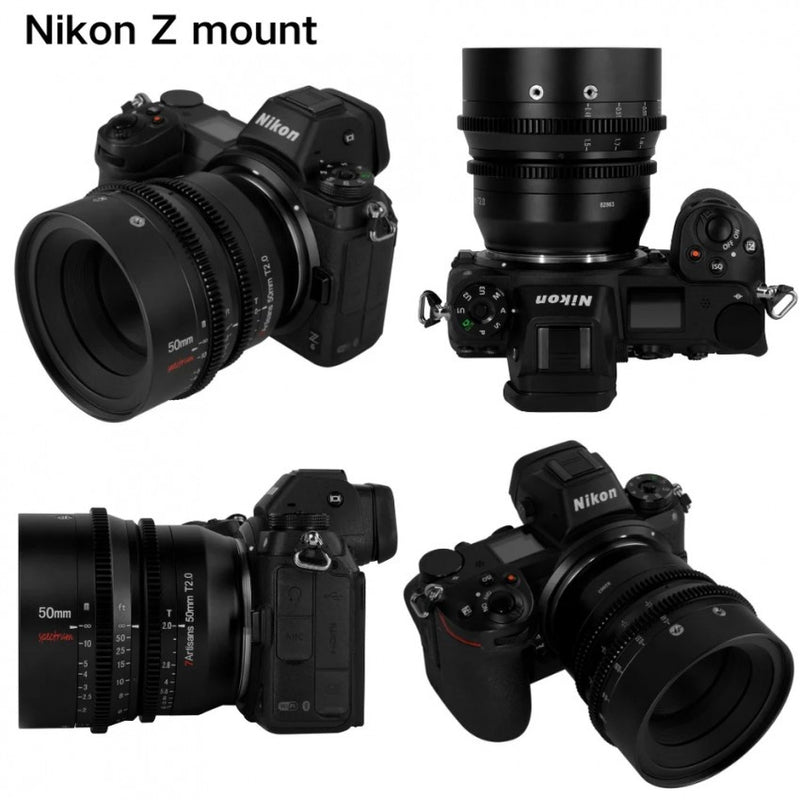 เลนส์ Cinema 50mm Nikon Z FF Cine Smooth