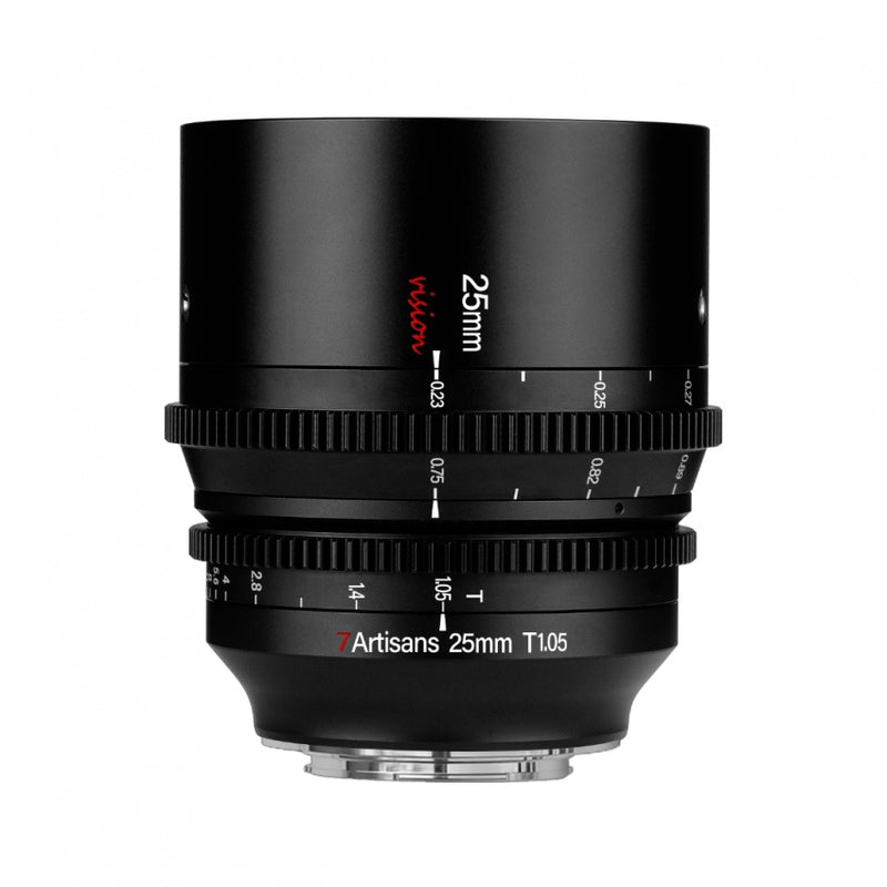 7Artisans Vision Cine 25mm T1.05 APS-C Ultra-Fast