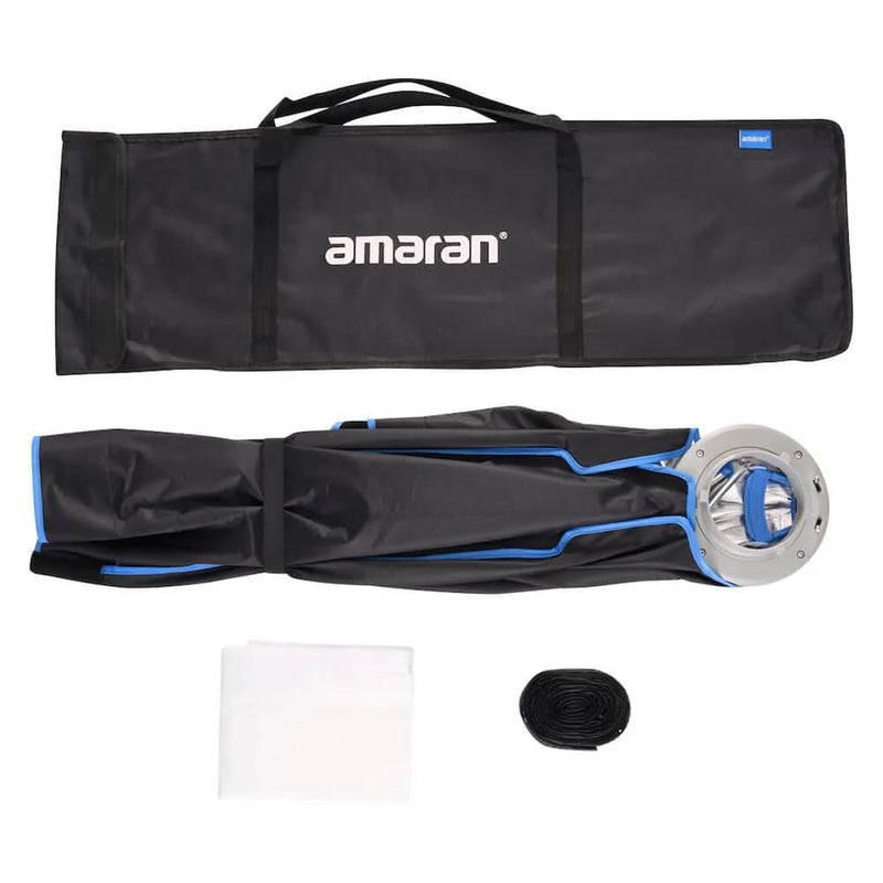 Amaran Light Box 30x120 Strip Softbox · Bowens Mount · One-Snap Setup · Grid Included