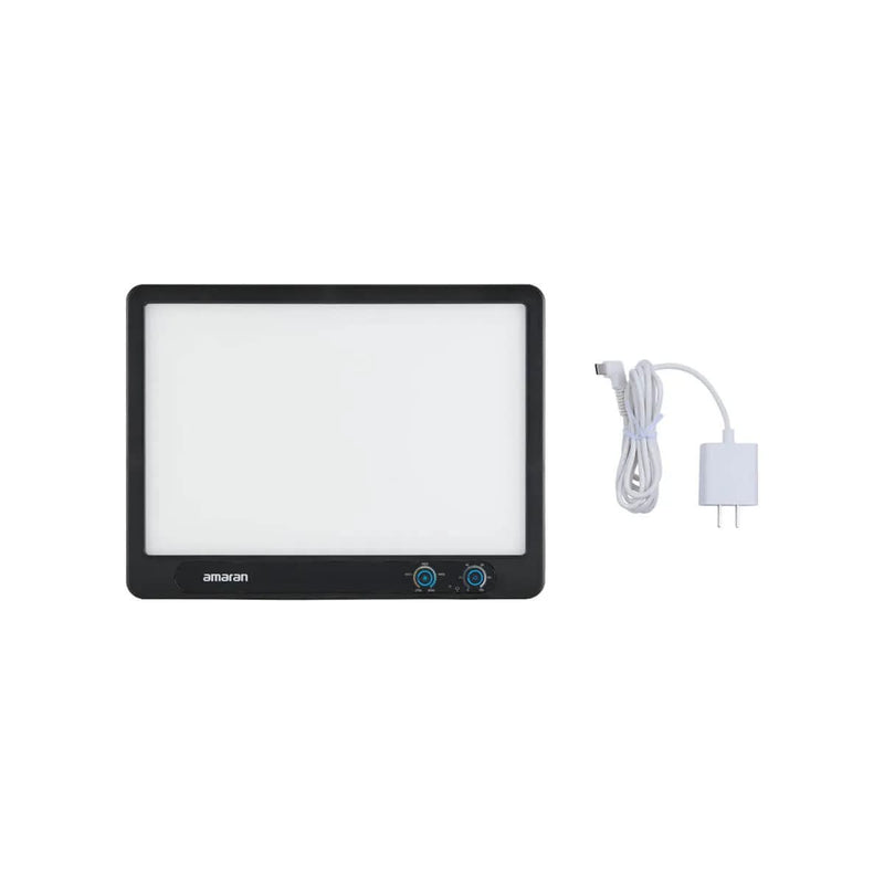 Amaran Verge Bi-Color Edge-Lit LED Panel Light · 2700K–6500K · CRI 96 · USB-C PD