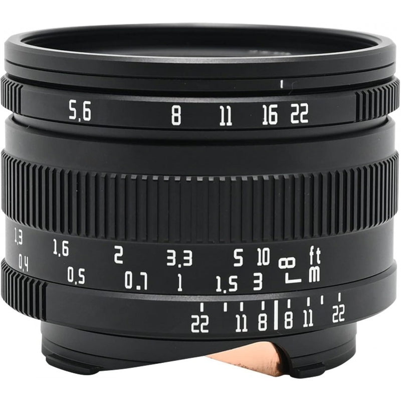AstrHori MF 40mm F5.6 Full Frame Pancake Lens for Leica M (Black / Silver)