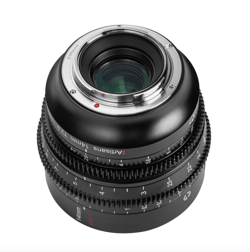 เลนส์ Cine 14mm T2.9 Sony E Mount Full Frame มุมรับภาพ 114 องศา