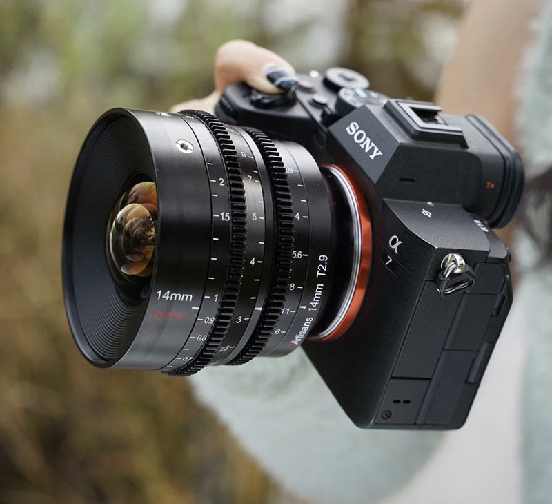 เลนส์ Cine 14mm T2.9 Canon RF ฟิลเตอร์ 82mm Breathing ต่ำ