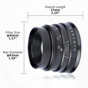 เลนส์ Brightin Star 35mm F1.7 เริ่มต้นมือใหม่