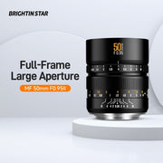 เลนส์ 50mm F0.95 Sony E Mount Full Frame Mark II