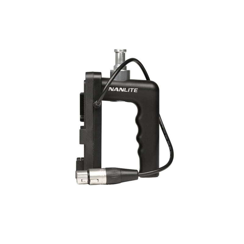อะแดปเตอร์แบตเตอรี่ Nanlite BT-BG-XLR4-M2 มีด้ามจับในตัว