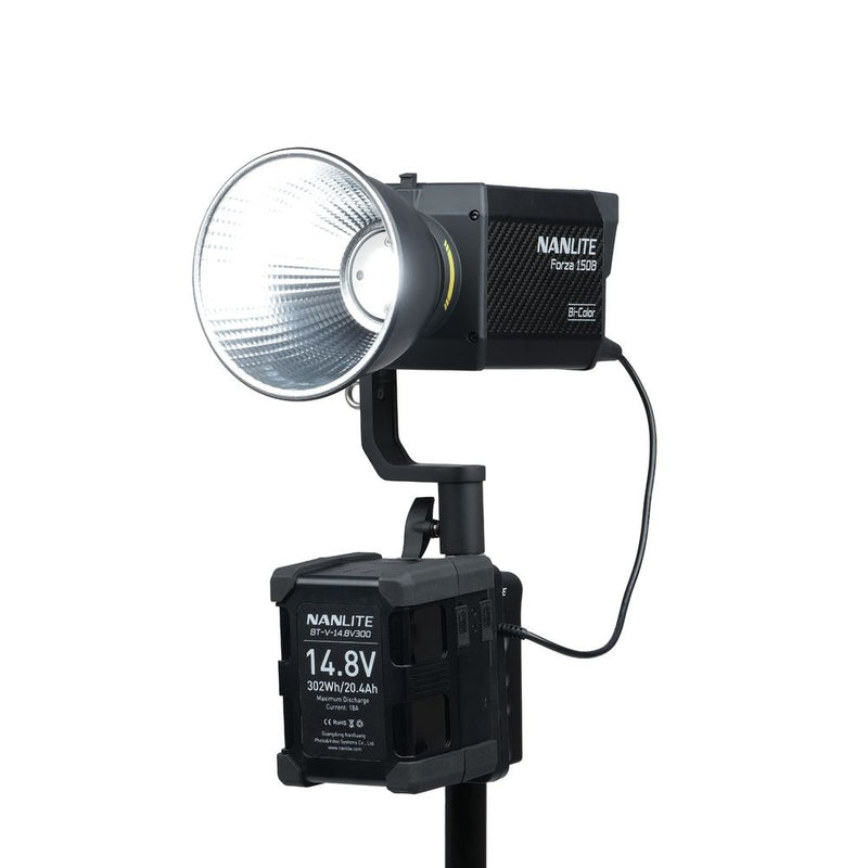 อะแดปเตอร์แบตเตอรี่ Nanlite BT-BG-XLR4-M2 รองรับแบต 14.8V และ 26V