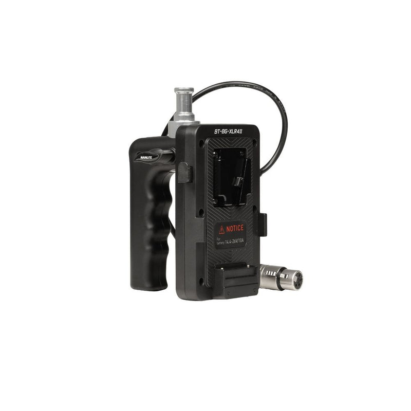 อะแดปเตอร์แบตเตอรี่ Nanlite BT-BG-XLR4-M2 รูยึด 5/8 นิ้ว