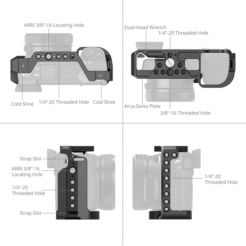 SmallRig CCS2310C Cage for Sony A6100 / A6300 / A6400 / A6500