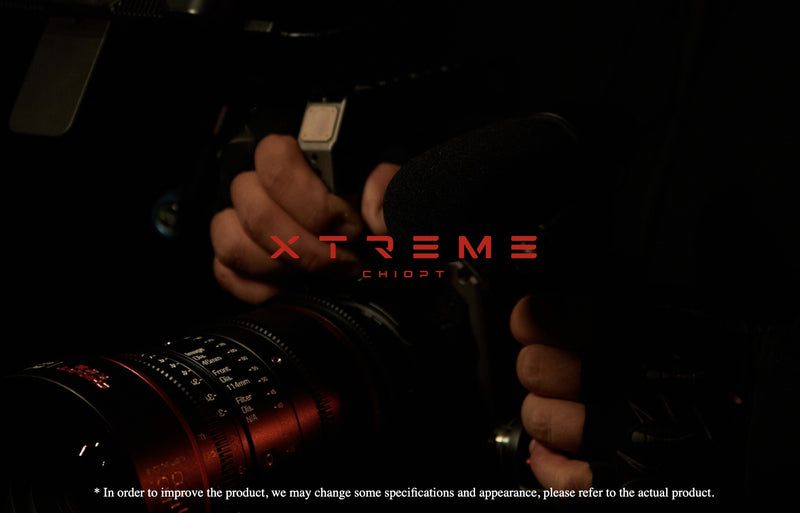 CHIOPT 16-35mm cine zoom lens, swappable PL / EF / E mount, adjustable back focus with shims