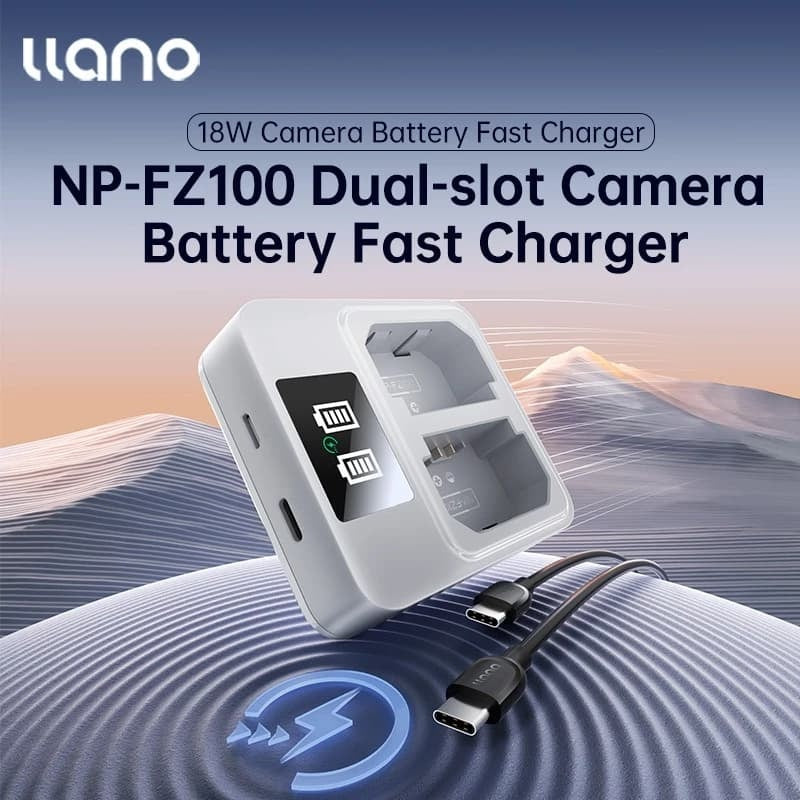 LLANO CM2 PRO Camera PD Dual Charger