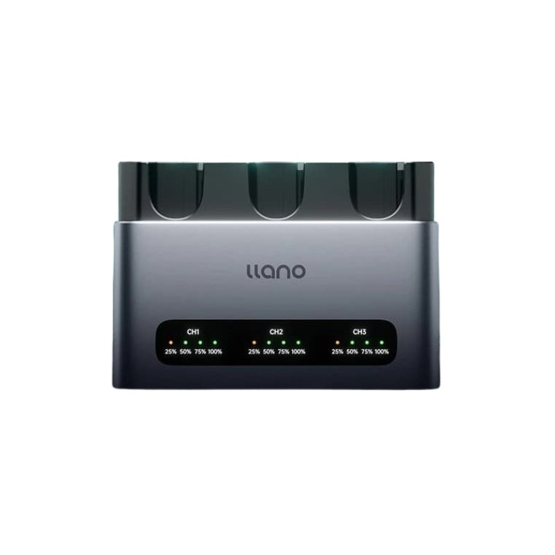 LLANO CM3 Camera Triple Battery Charger LLANO