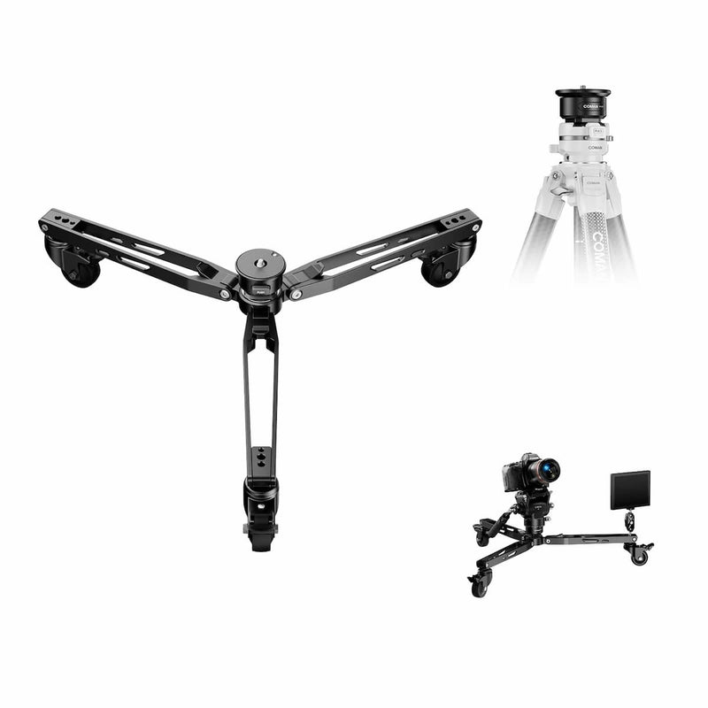 Coman DF3 Aluminum Alloy Monopod Dolly จุดล็อกและปุ่มปรับ