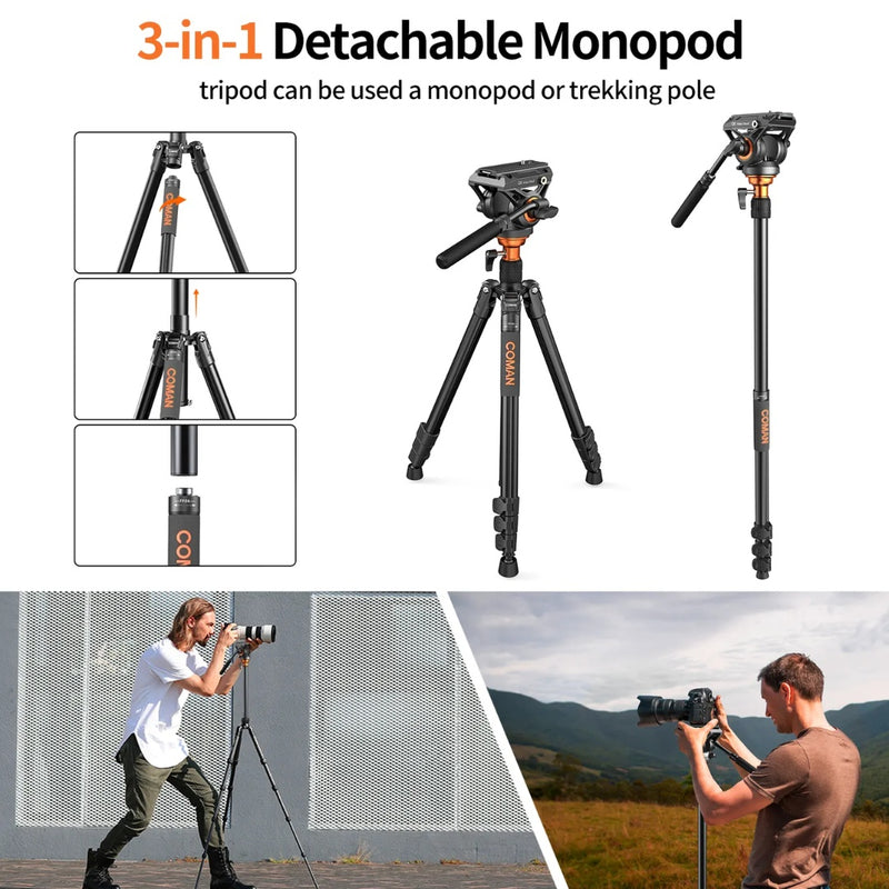 Coman Video Tripod ของแท้ประกันศูนย์ไทย