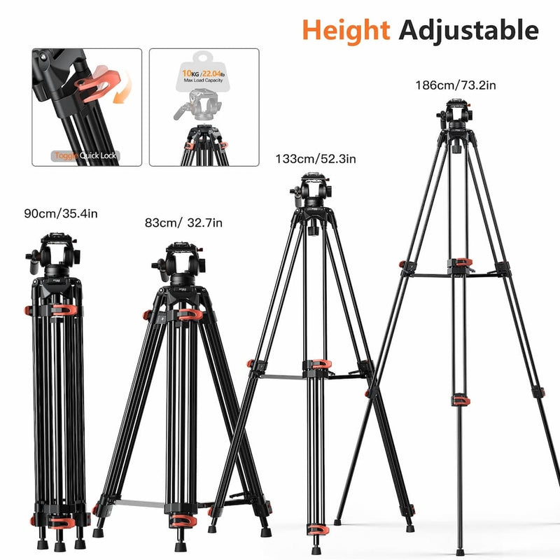 Coman Video Tripod คุณภาพมืออาชีพ