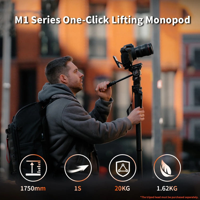 COMAN M1 Pro monopod, 20 kg load