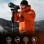 โมโนพอด (ขาตั้งเดี่ยว) Coman M1 Pro V5 One-Click Monopod + Fluid Head