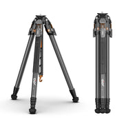 Coman T1 Carbon Fiber Video Tripod Snap-Open 4-Section Legs Adjustable Angles 159.8 cm Carbon Tripod Coman