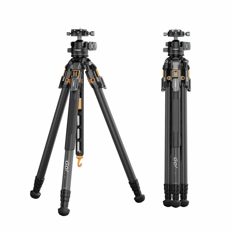 Coman T1A40 4-Section Carbon Fiber Snap Tripod 169 ขาตั้งกล้อง