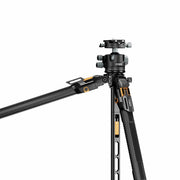 Coman T1A40 4-Section Carbon Fiber Snap Tripod 169 มุมมองด้านข้าง