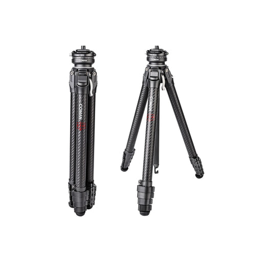 Coman Zero F38 Professional Travel Carbon Fiber Tripod with Arca Ball Head & DJI Quick Release Carbon Tripod Coman