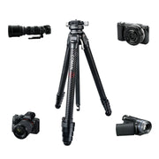 Zero Y Professional Travel Carbon Fiber Coman ขาตั้งกล้องคาร์บอนไฟเบอร์