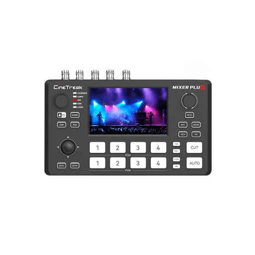 CineTreak Mixer Plus 4″ มิกเซอร์วิดีโอ ขนาดกะทัดรัด 4 ช่อง HDMI input ฟังก์ชันครบ Video Mixer CineTreak