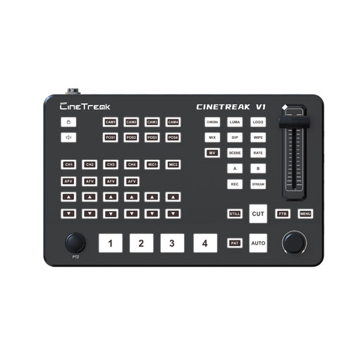 CineTreak V1 Video Switcher หรือ มิกเซอร์วิดีโอ สำหรับ Live Streaming และการผลิตวิดีโอแบบมืออาชีพ ฟังก์ชันครบครัน Video Switcher CineTreak